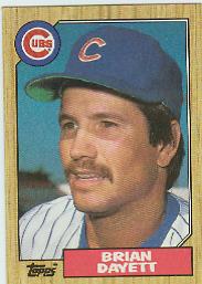 1987 Topps Baseball Cards      369     Brian Dayett